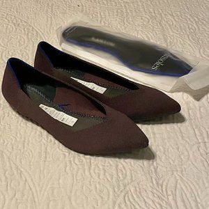 Rothy's The Point Flat, Discontinued Color: Port, Size 8